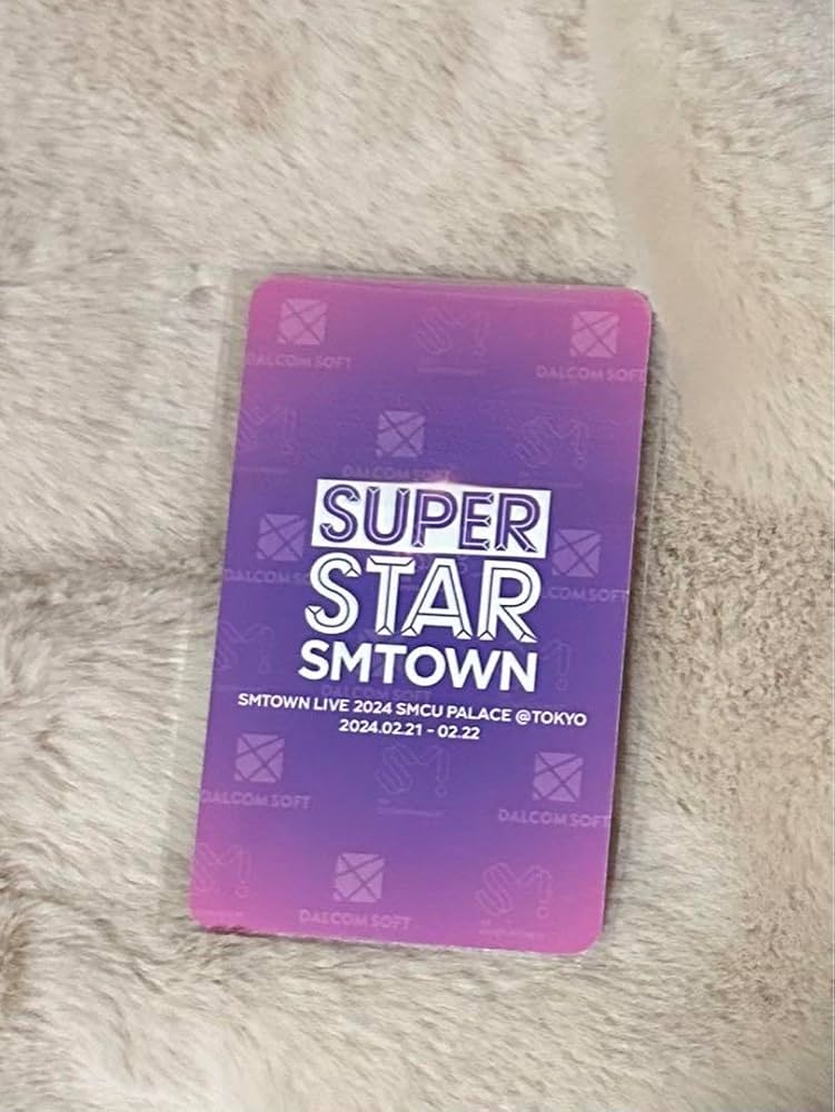 Amazon.co.jp: SUPERSTAR SMTOWN シュスエム リアルカード